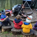 Day nursery open air meals