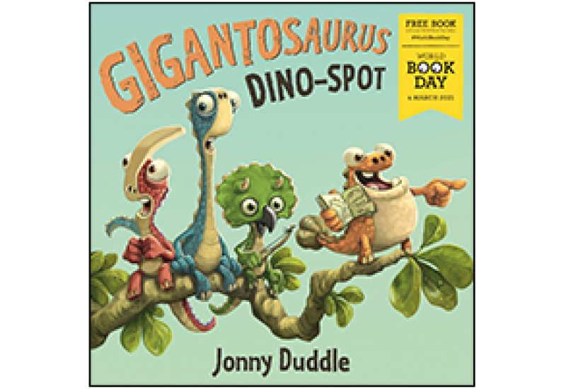 Gigantosaurus nursery book